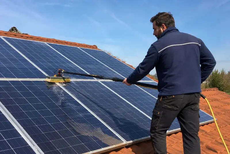 Nettoyage et entretien de panneaux solaires à Paulx
